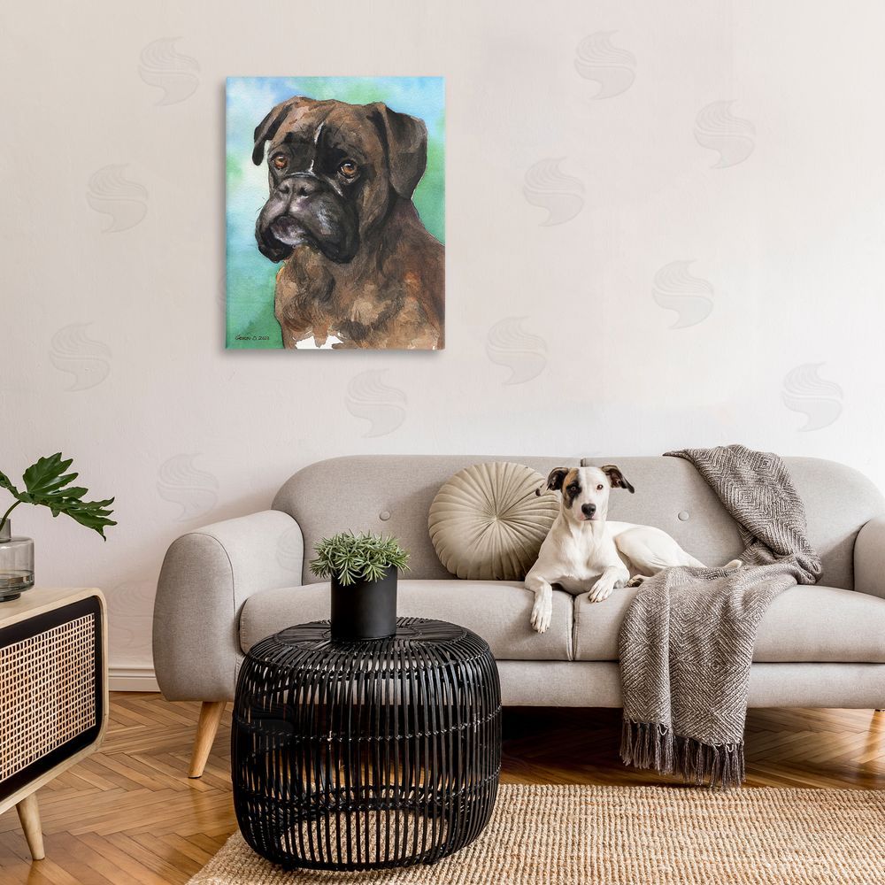 George Dyachenko Boxer Dog Portrait