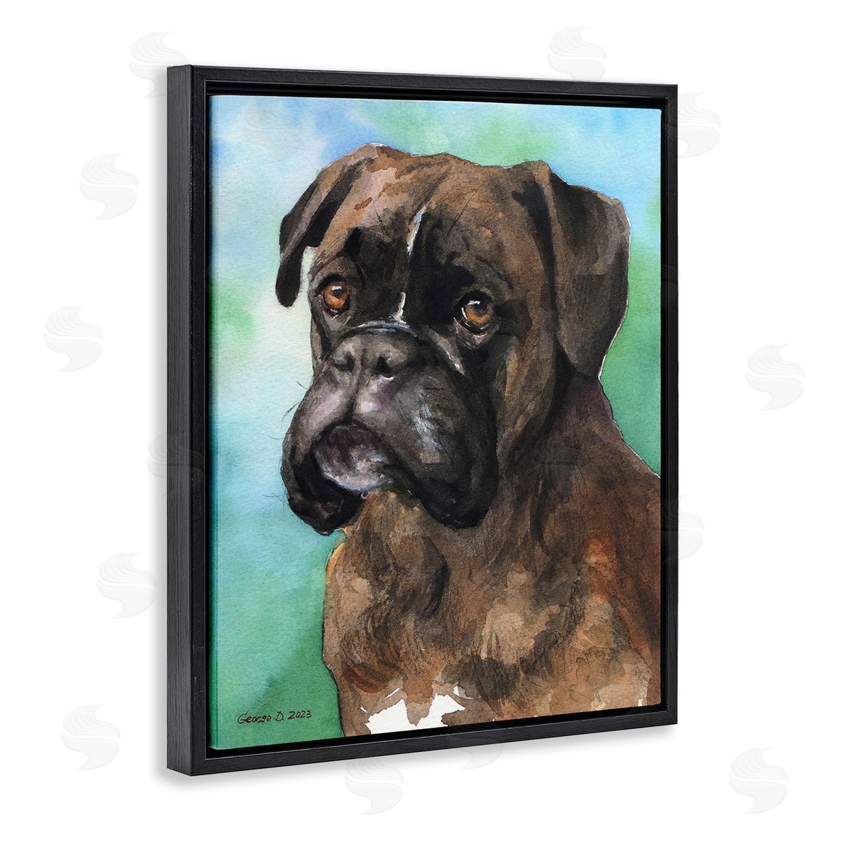 George Dyachenko Boxer Dog Portrait