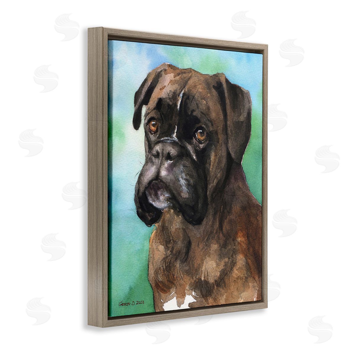 George Dyachenko Boxer Dog Portrait