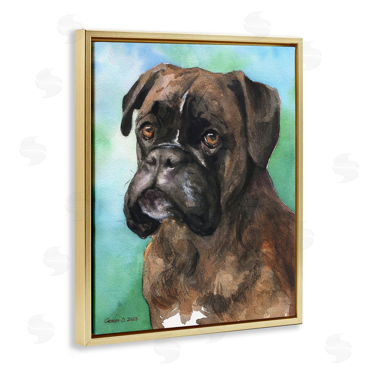 George Dyachenko Boxer Dog Portrait