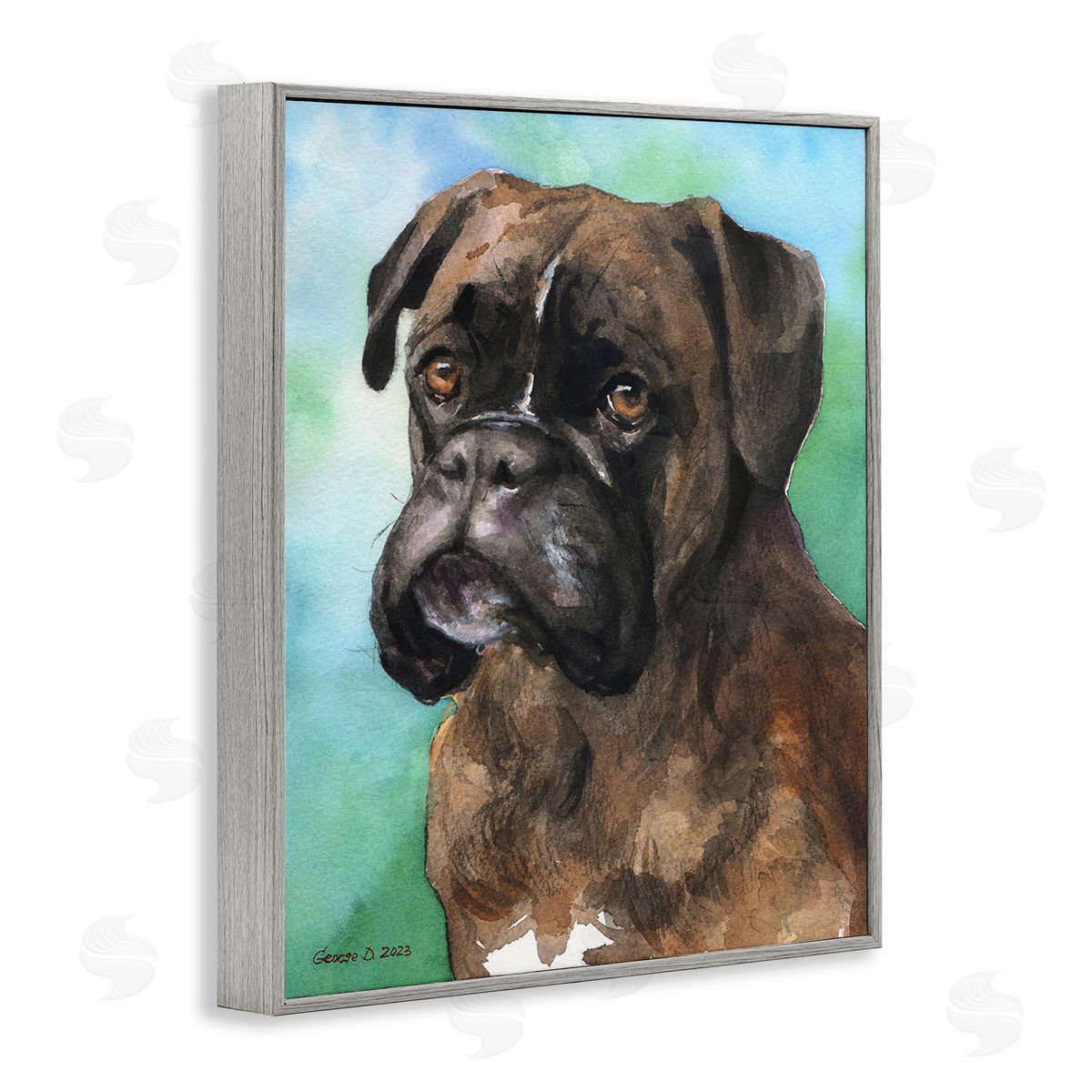 George Dyachenko Boxer Dog Portrait