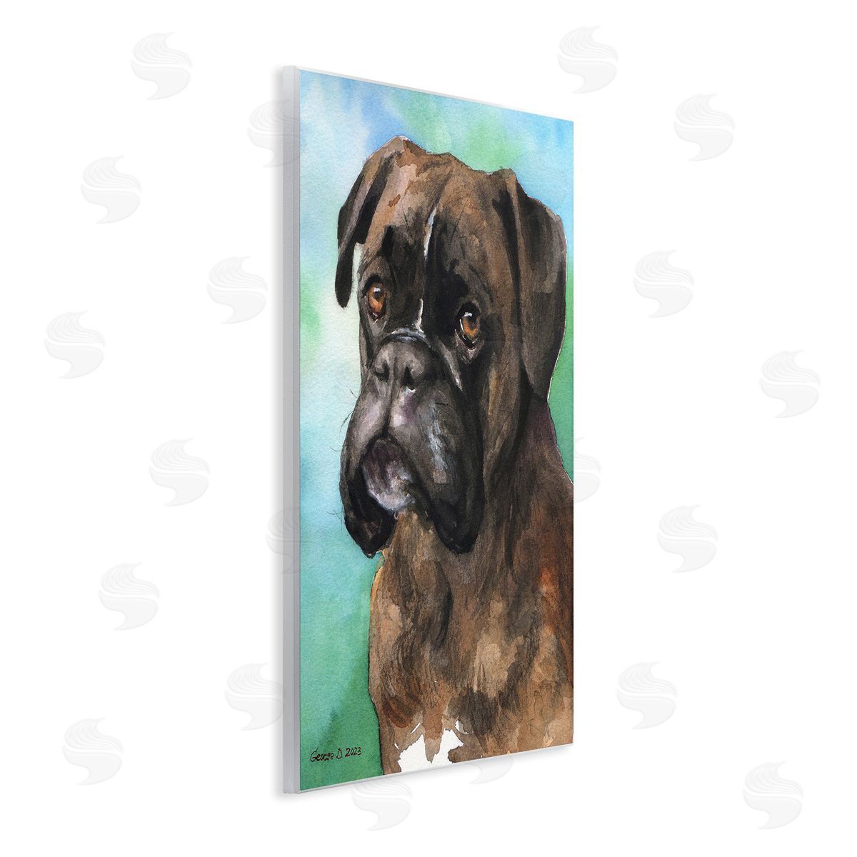 George Dyachenko Boxer Dog Portrait