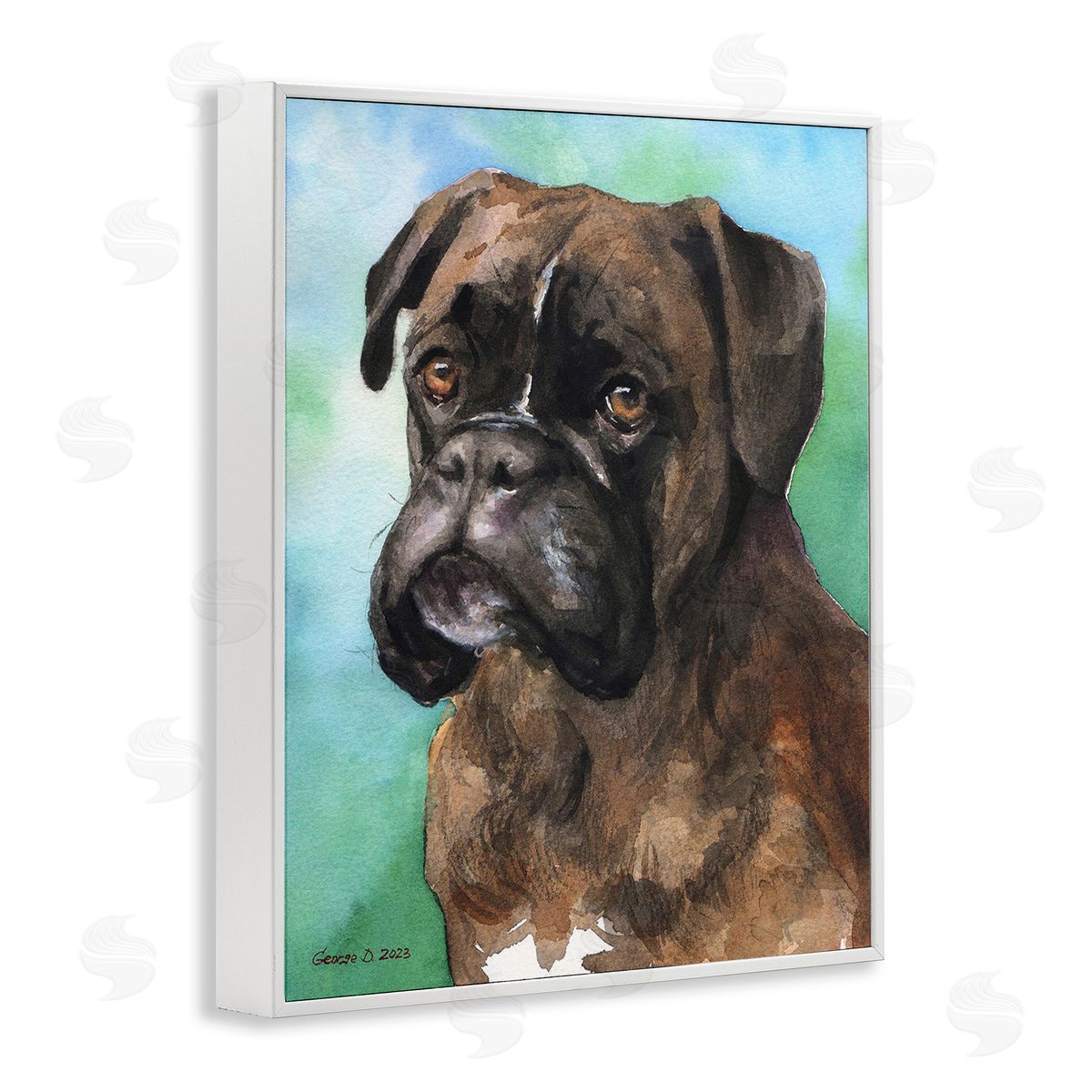 George Dyachenko Boxer Dog Portrait