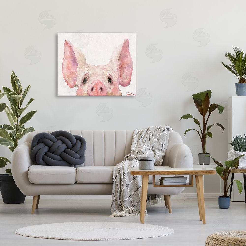 George Dyachenko Piglet Peeking Portrait