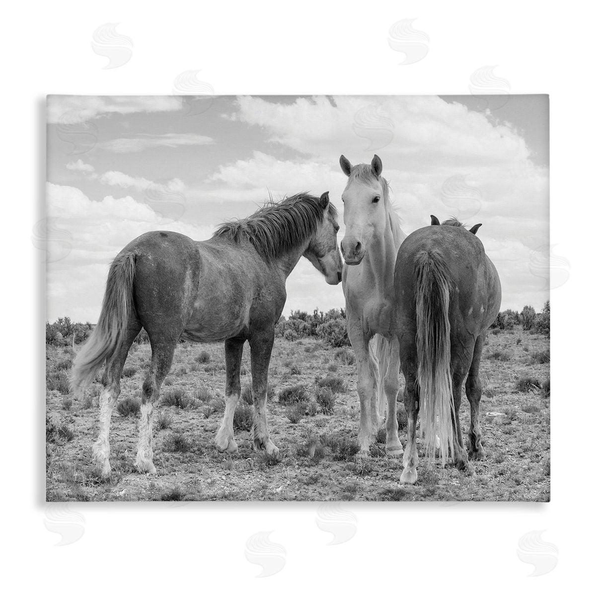 JG Studios Horse Trio in Desert