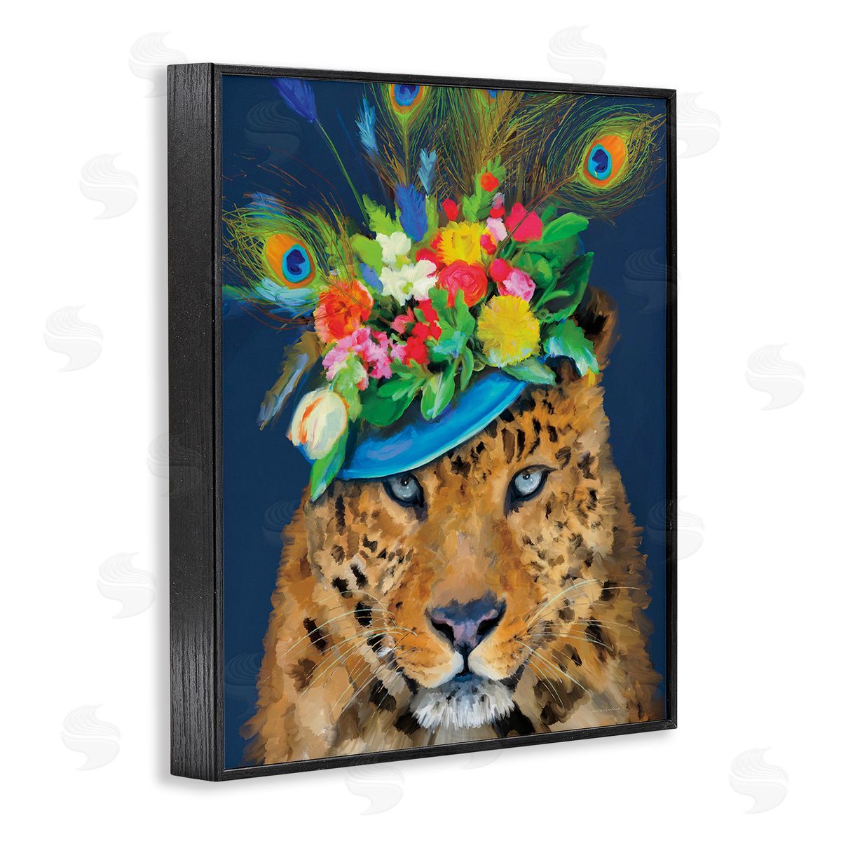 Kamdon Kreations Cheetah with Feather Hat