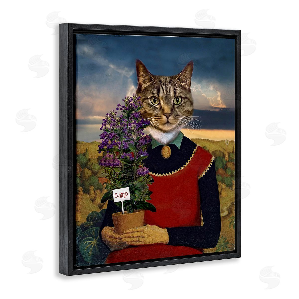 Karen Burke Gardening Cat with Catnip
