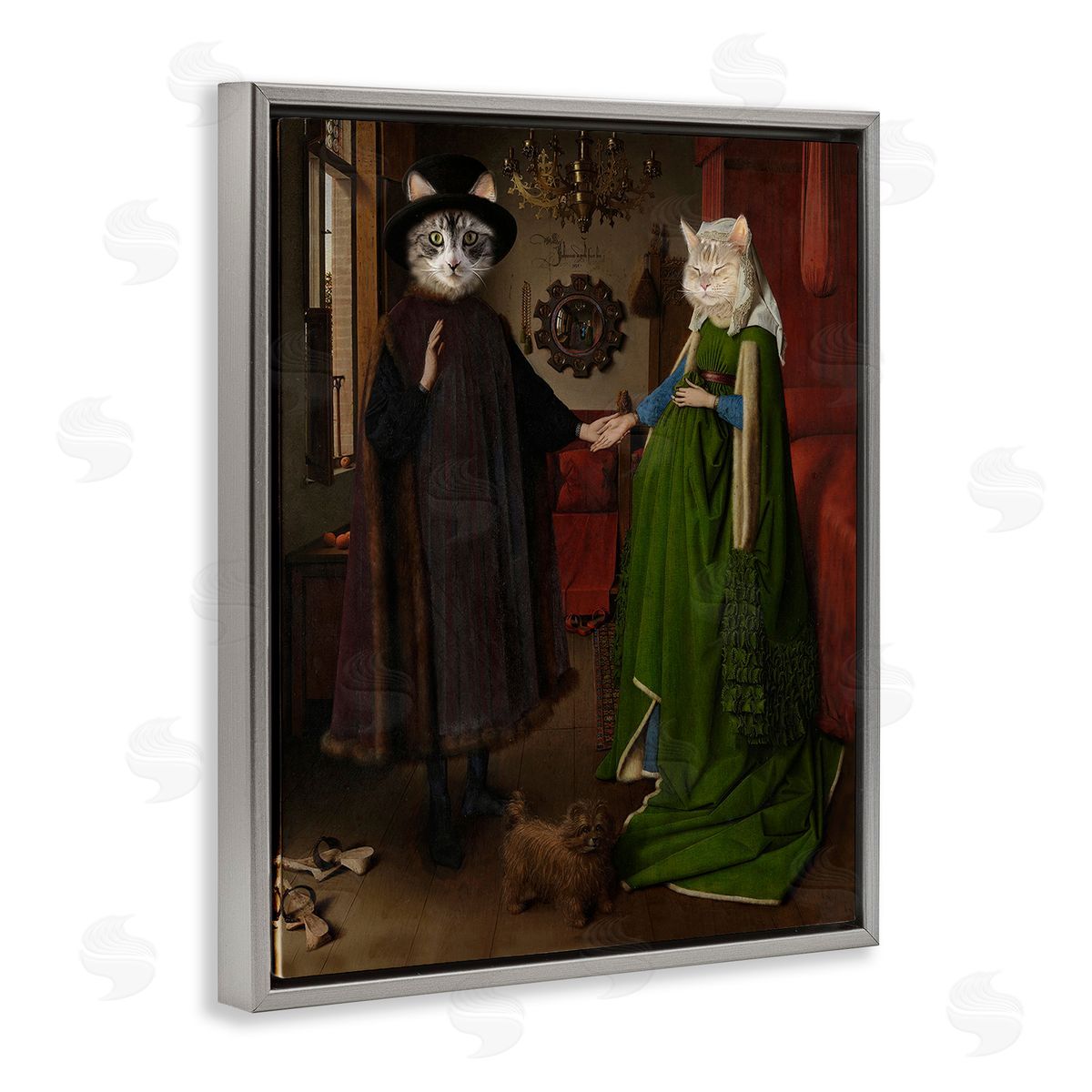 Karen Burke Classic Painting with Cats