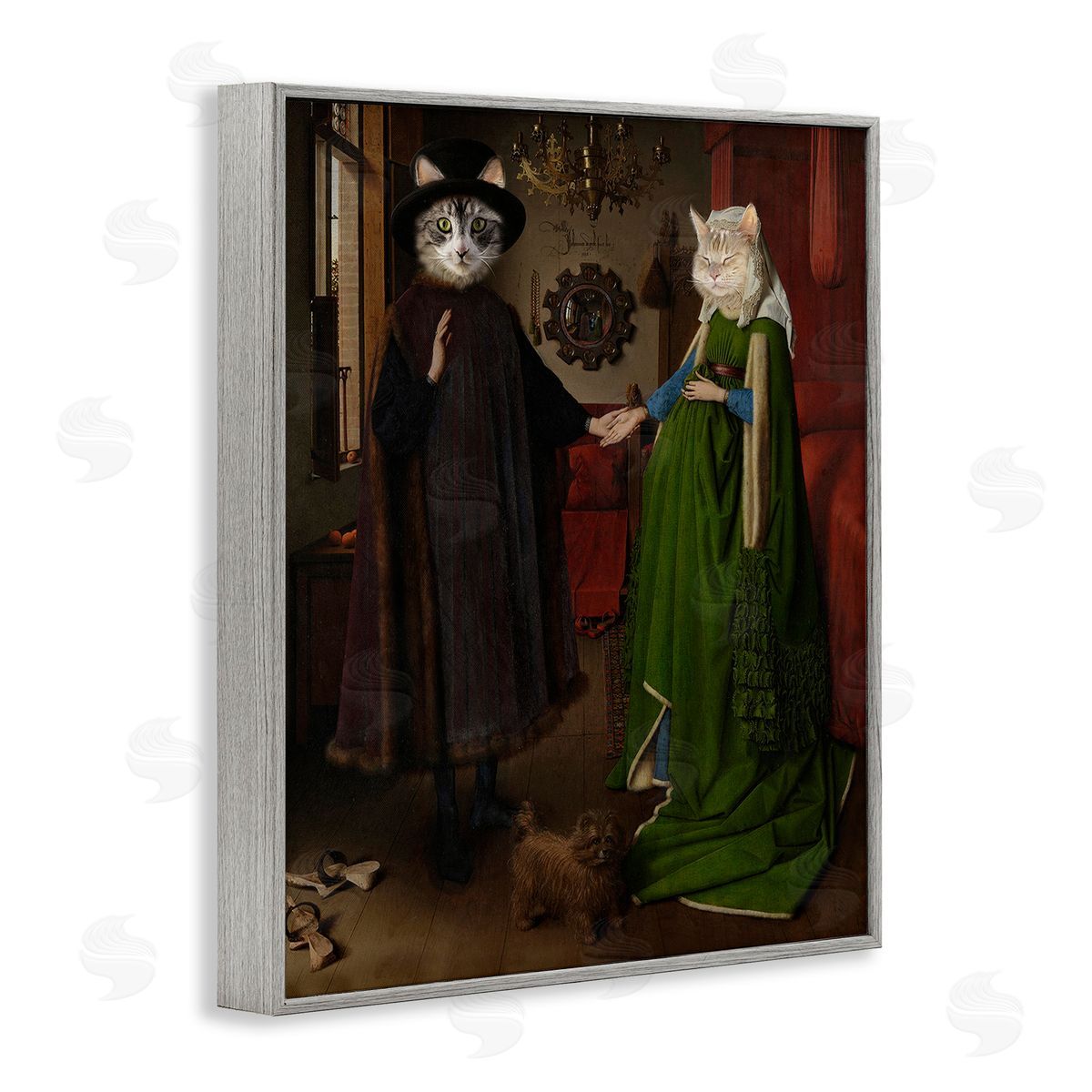 Karen Burke Classic Painting with Cats