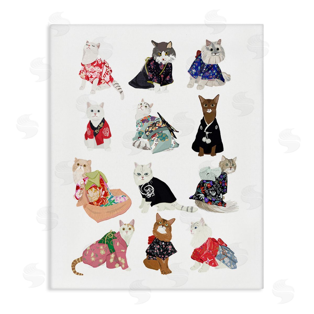 Hanna Melin Cats in Traditional Kimono