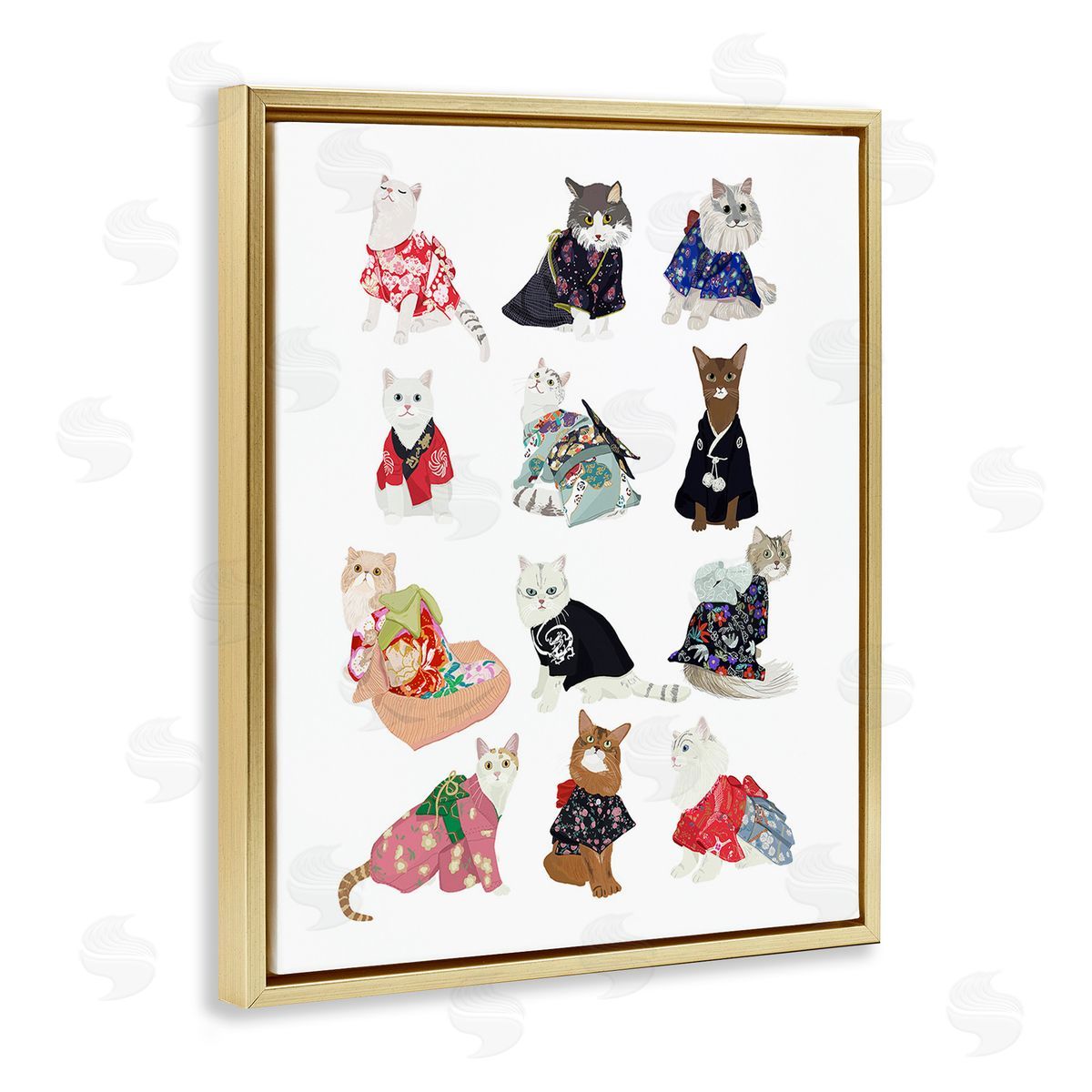 Hanna Melin Cats in Traditional Kimono