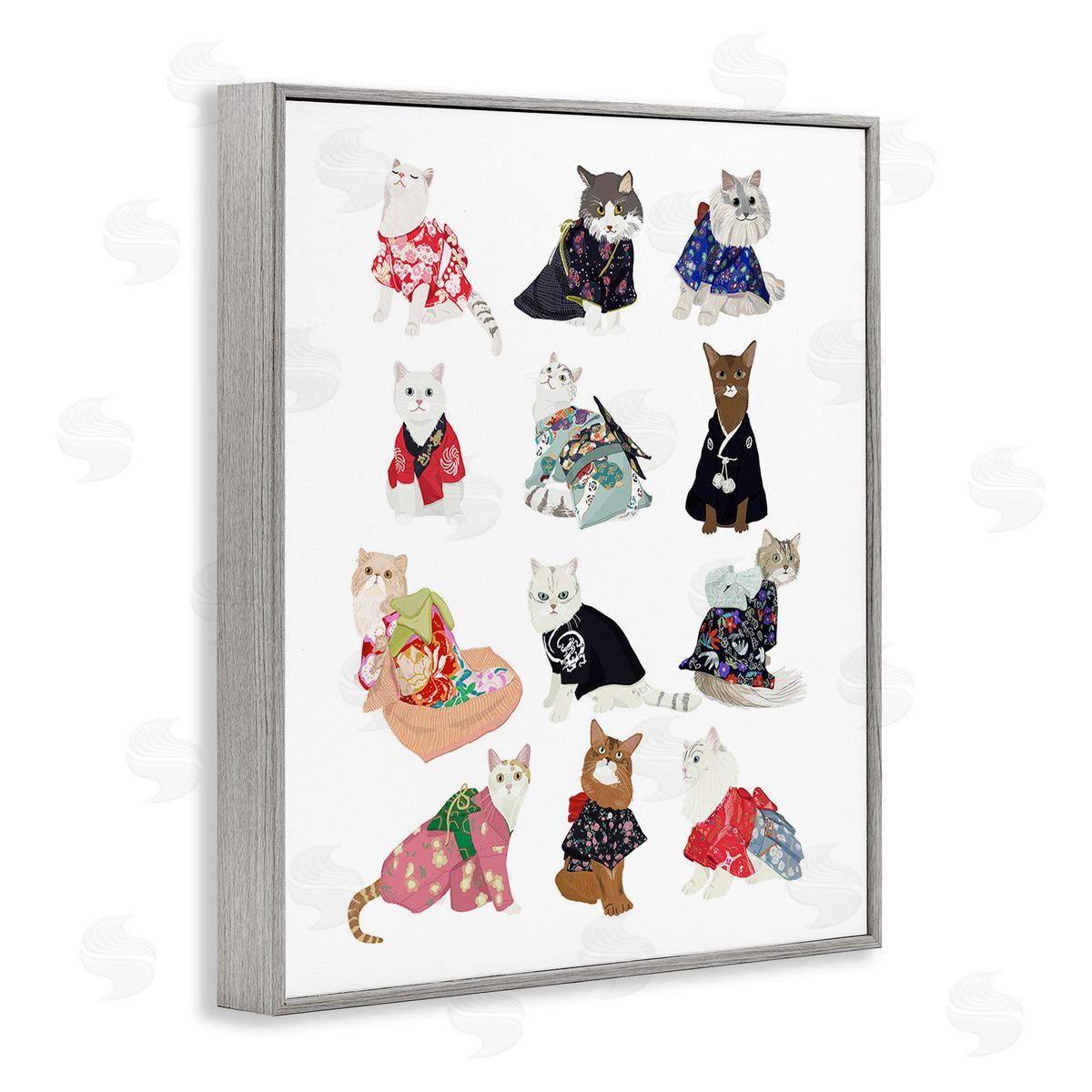 Hanna Melin Cats in Traditional Kimono