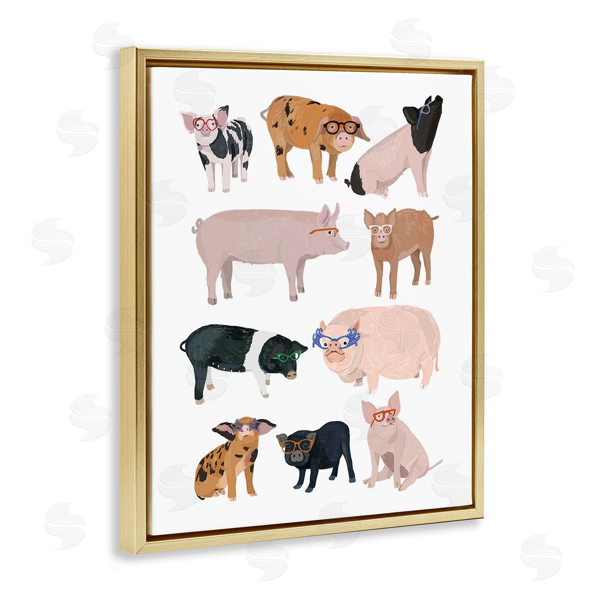 Hanna Melin Hipster Pigs in Glasses