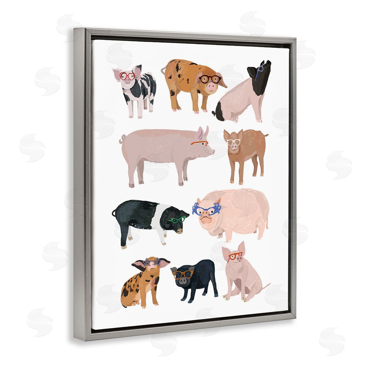 Hanna Melin Hipster Pigs in Glasses