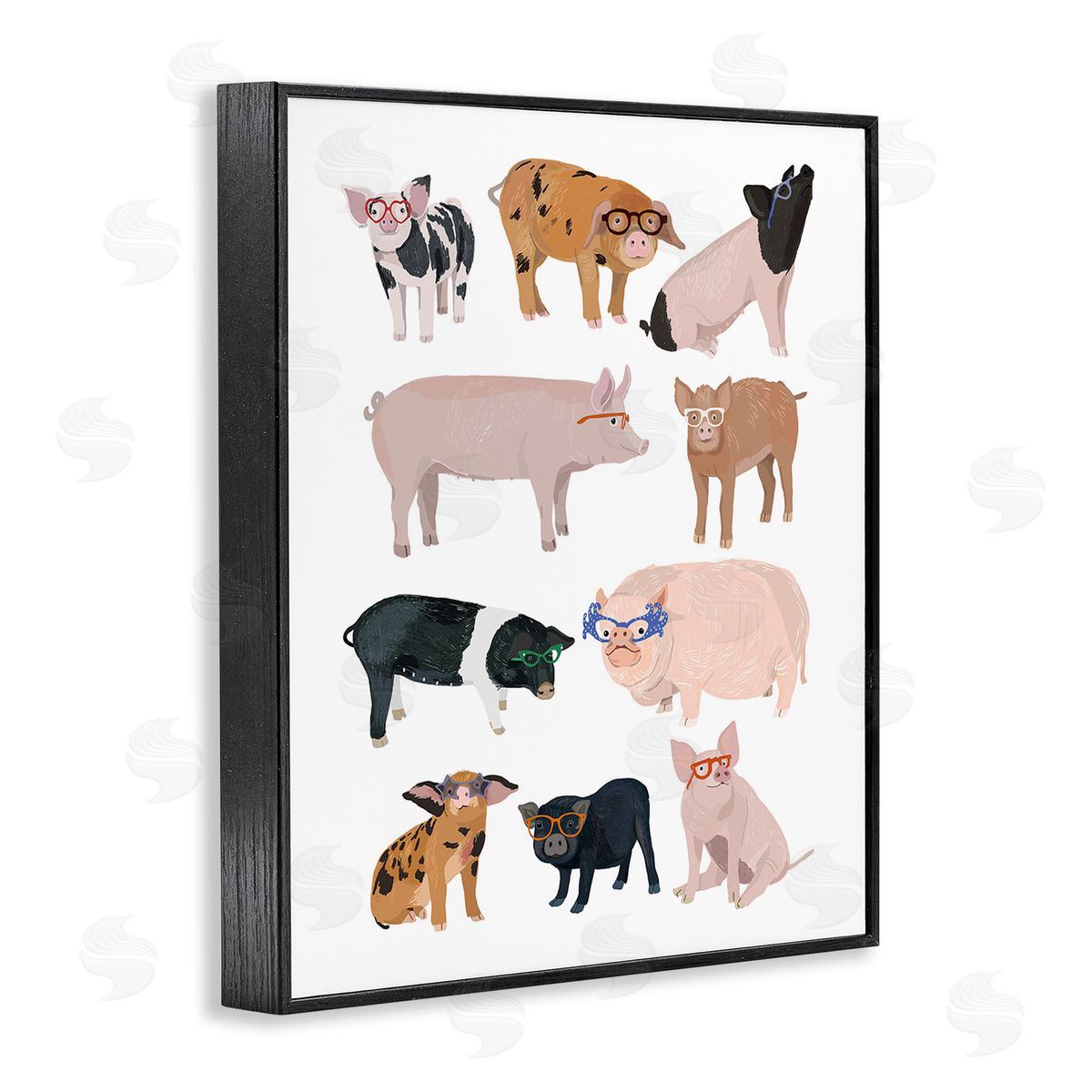 Hanna Melin Hipster Pigs in Glasses