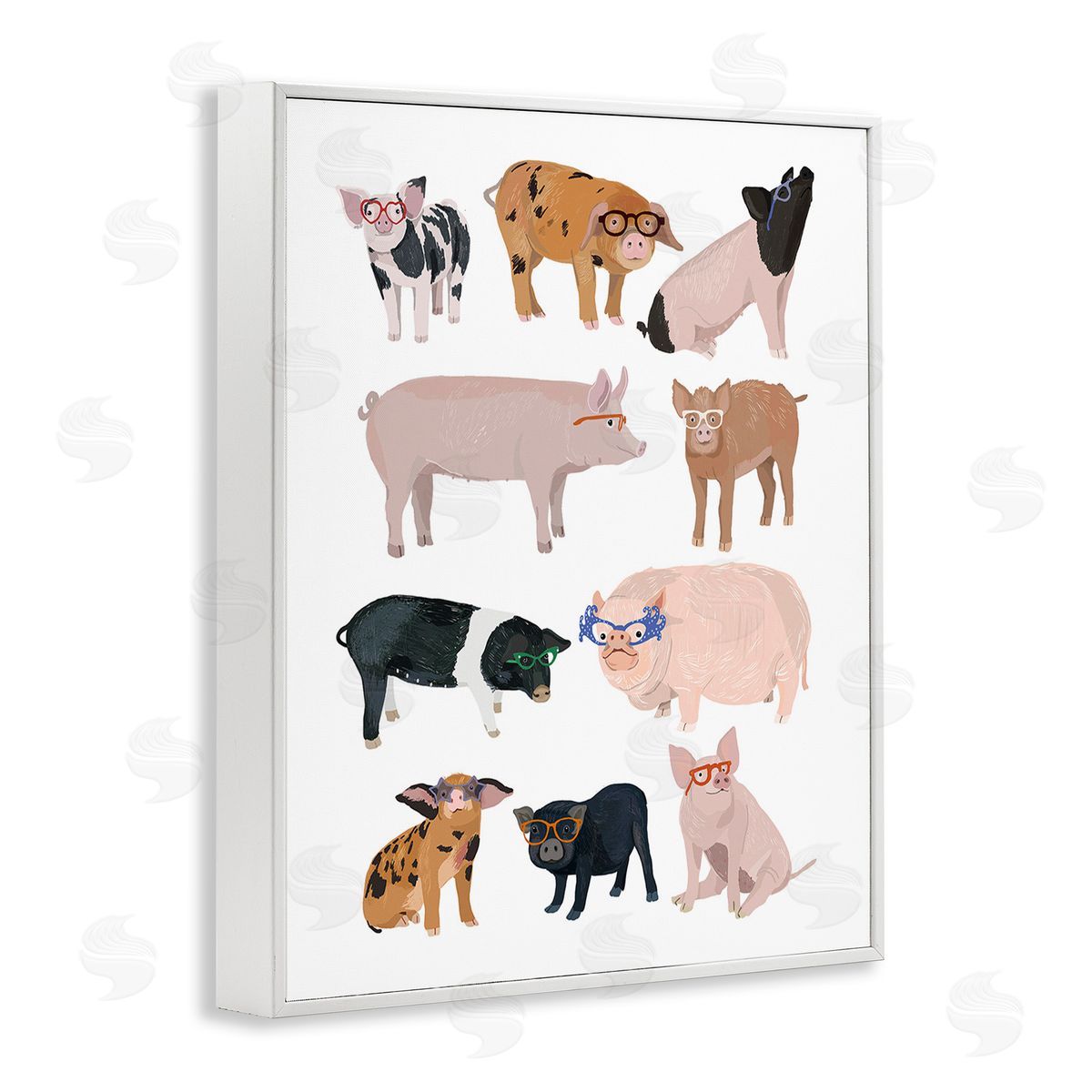 Hanna Melin Hipster Pigs in Glasses