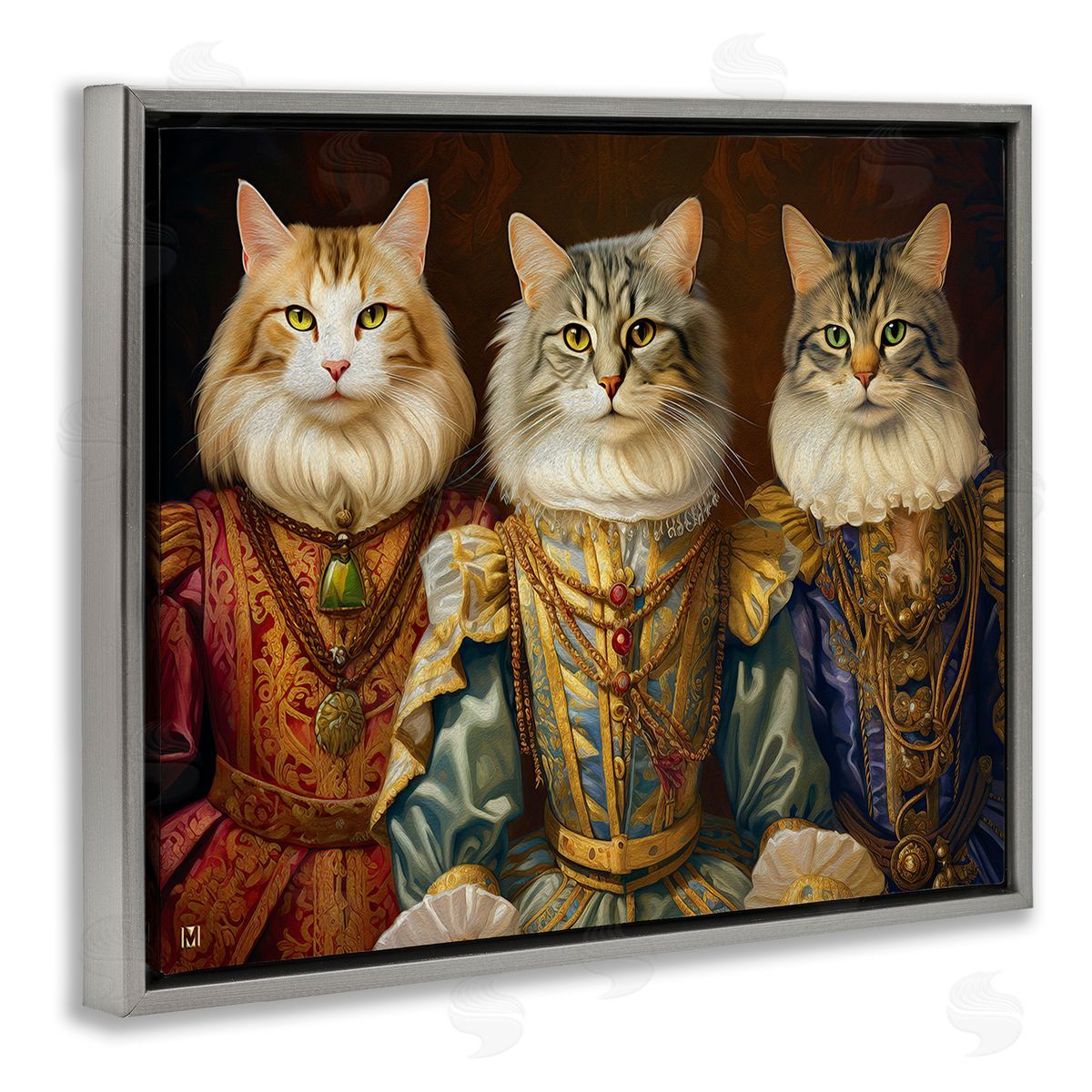 Michael David Ward Regal Cat Trio