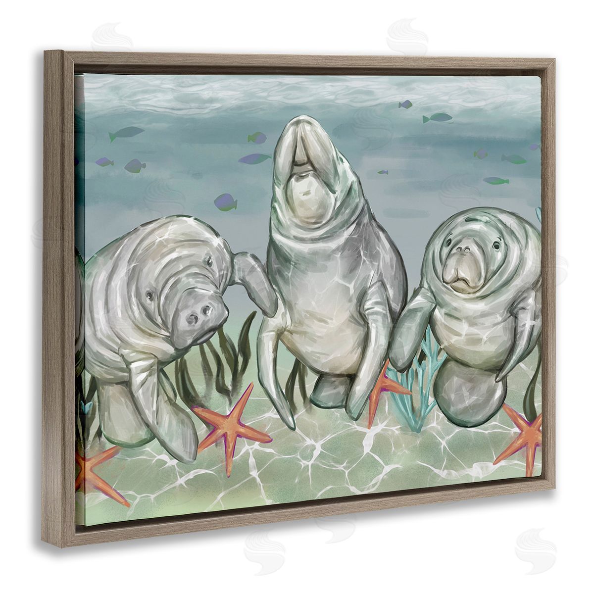 Ziwei Li Underwater Manatees & Starfish