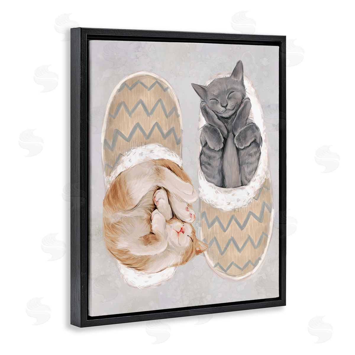 Ziwei Li Kittens In Slippers