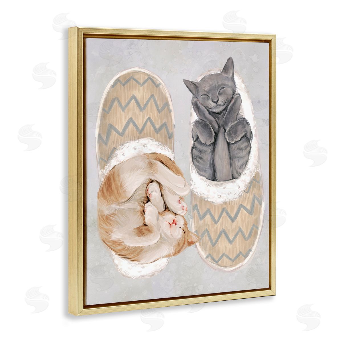 Ziwei Li Kittens In Slippers