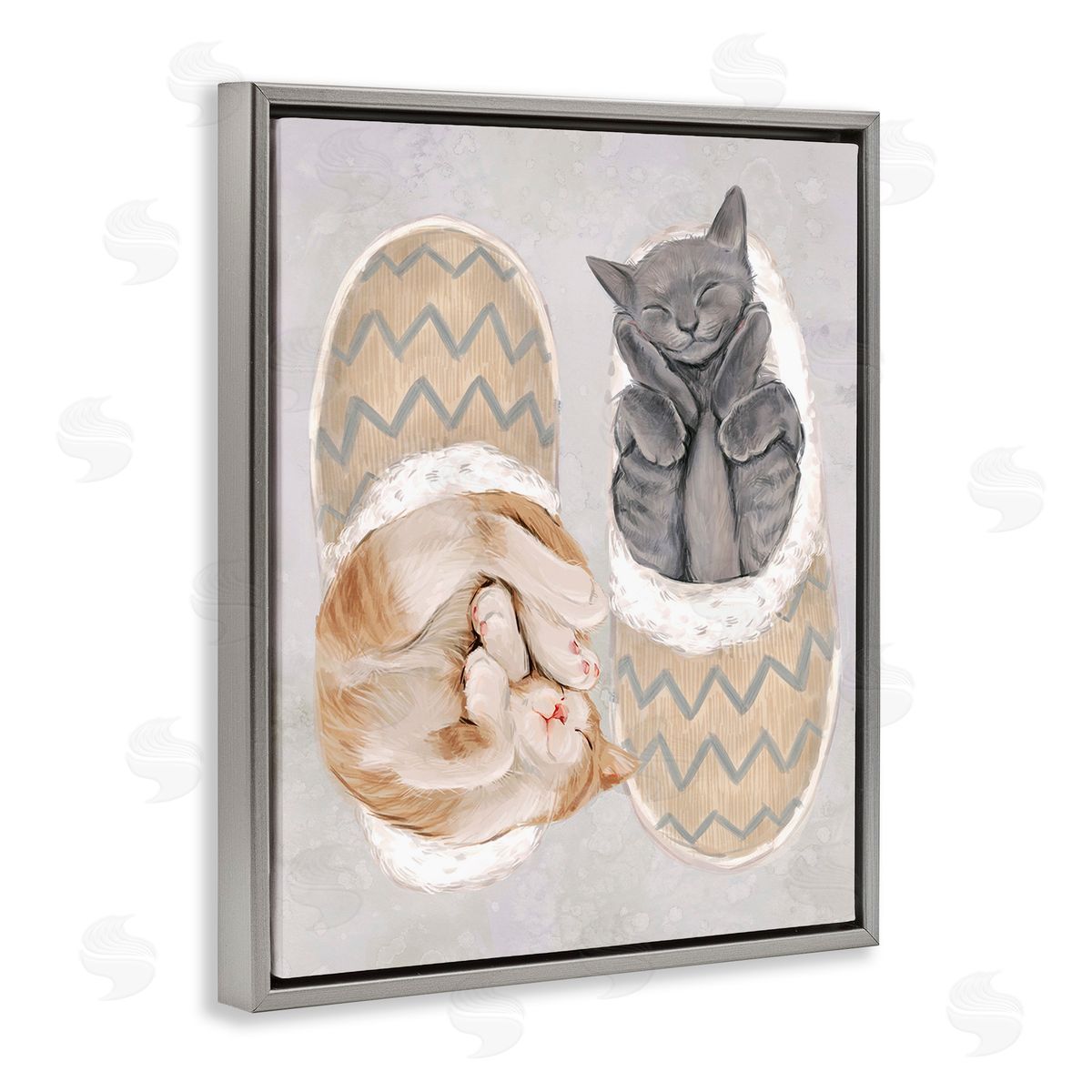 Ziwei Li Kittens In Slippers