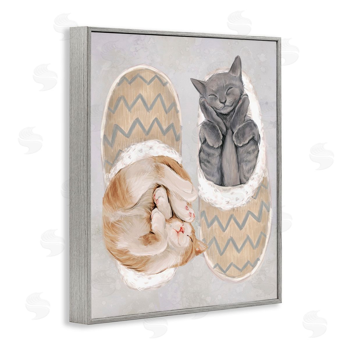 Ziwei Li Kittens In Slippers