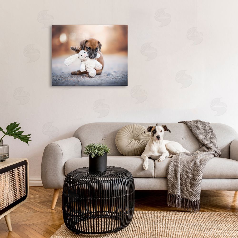 Natalie Grosse Puppy with Plushie Toy