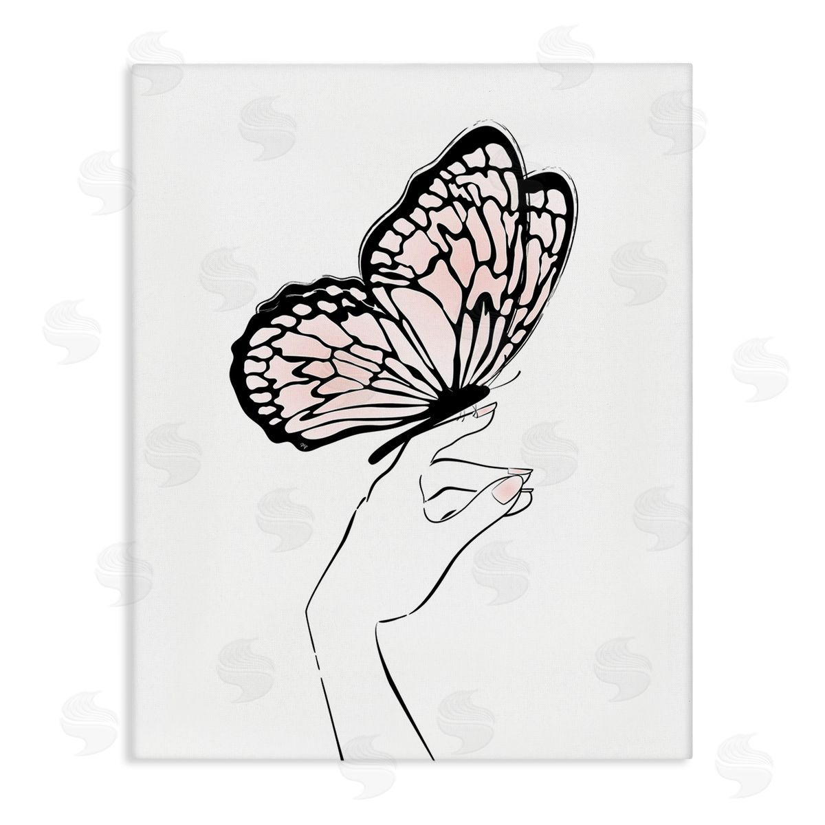 Martina Pavlova Minimal Hand & Butterfly