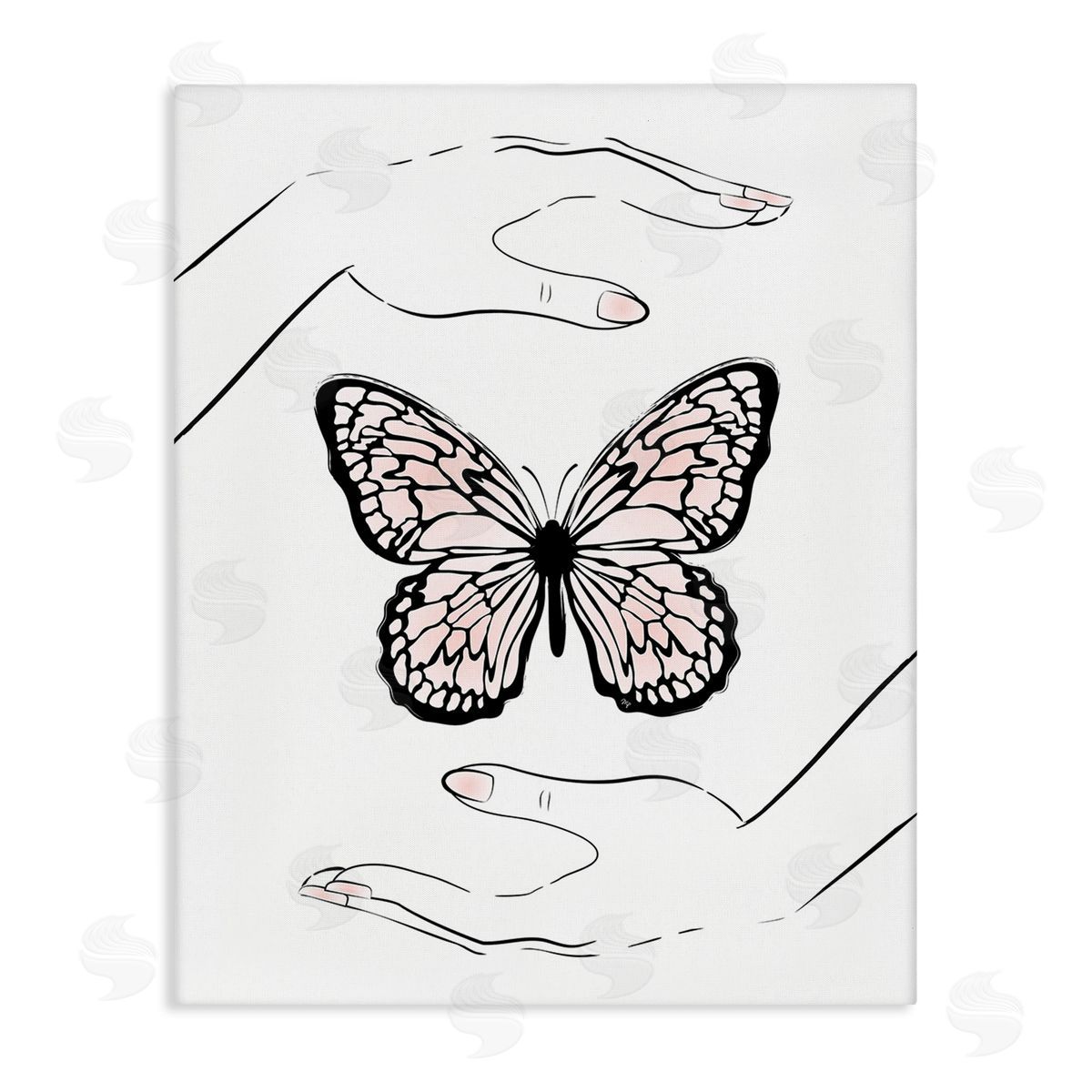 Martina Pavlova Hands & Pink Butterfly