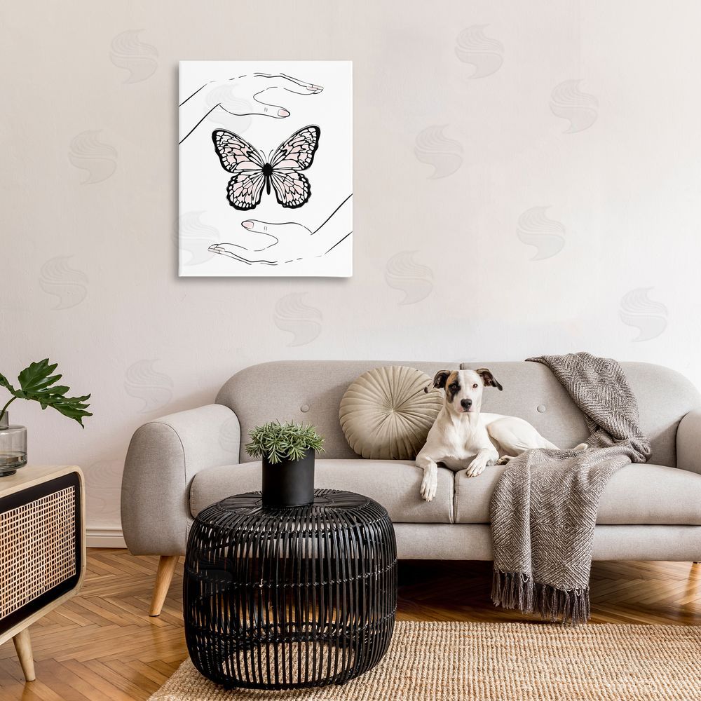 Martina Pavlova Hands & Pink Butterfly