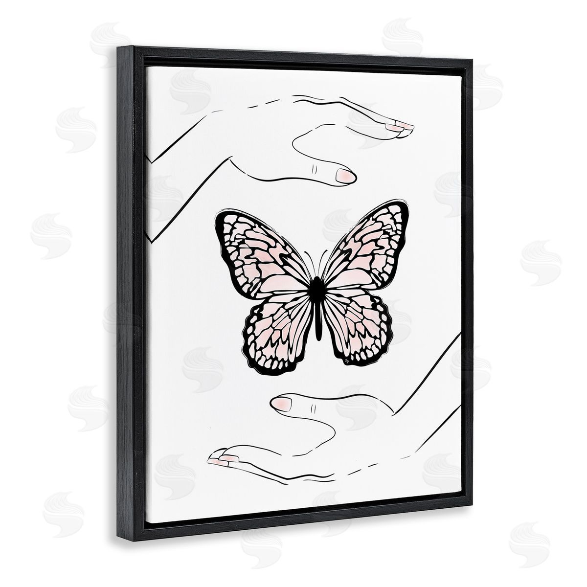 Martina Pavlova Hands & Pink Butterfly