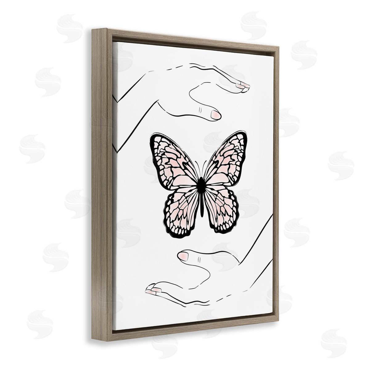 Martina Pavlova Hands & Pink Butterfly