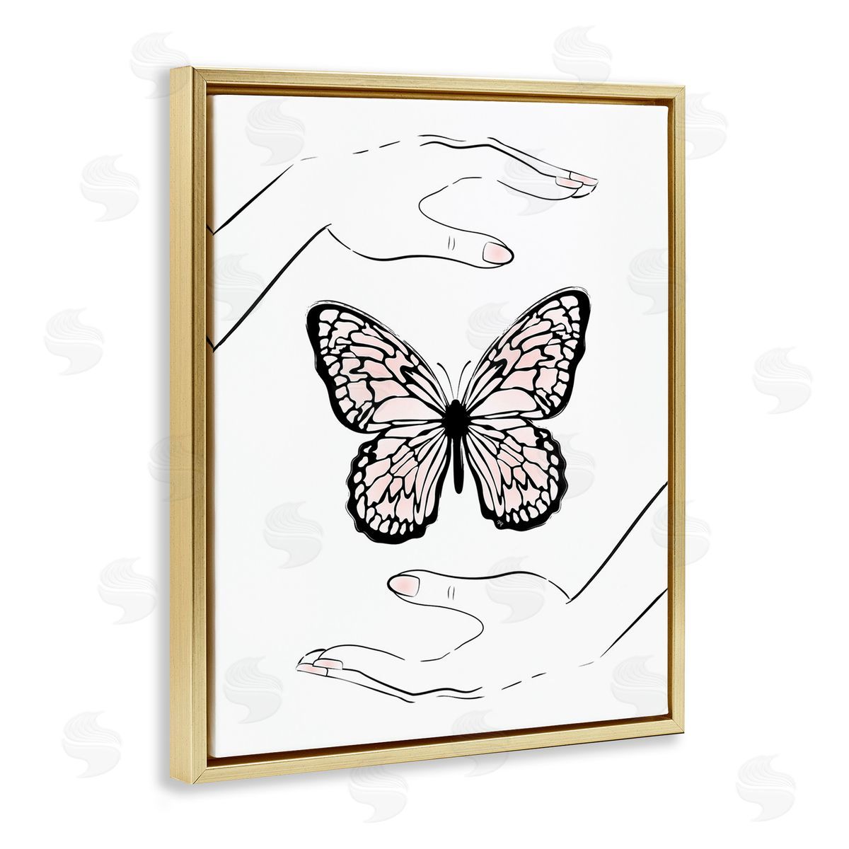 Martina Pavlova Hands & Pink Butterfly