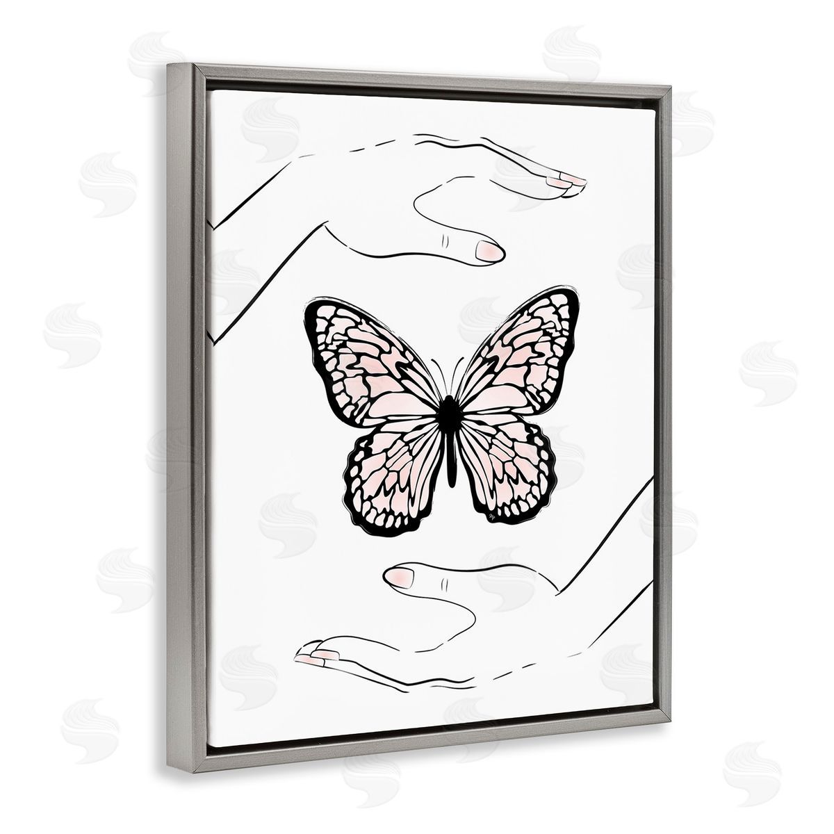 Martina Pavlova Hands & Pink Butterfly