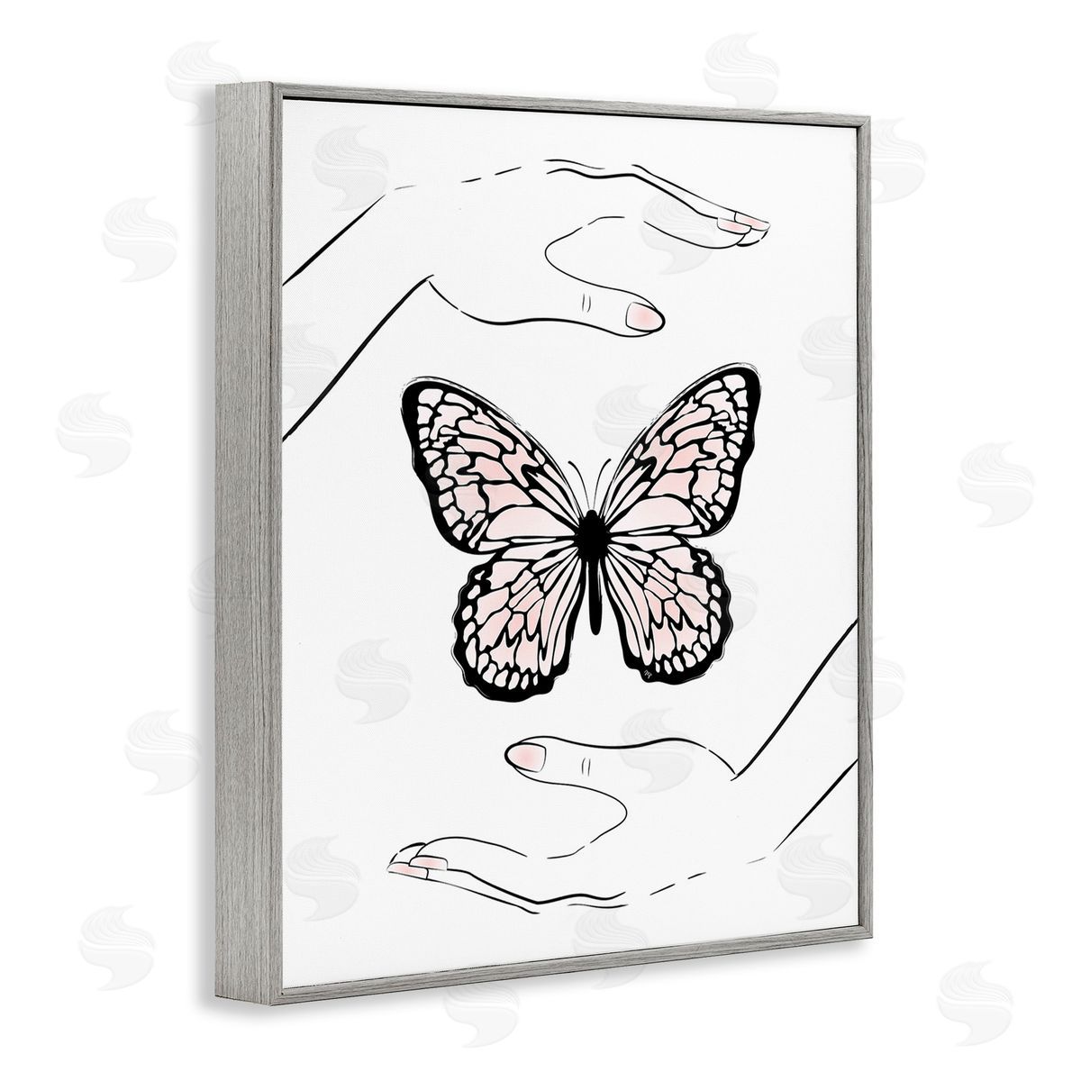 Martina Pavlova Hands & Pink Butterfly