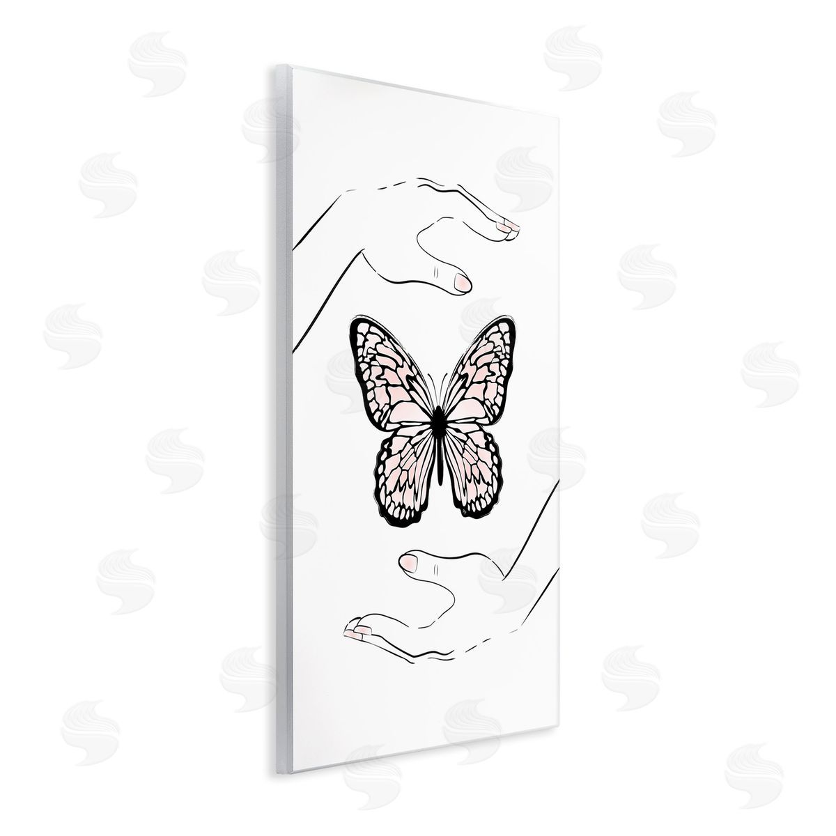 Martina Pavlova Hands & Pink Butterfly