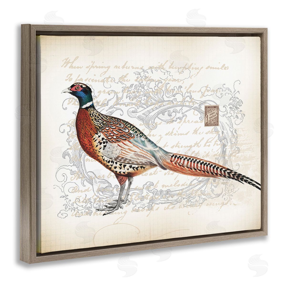 Lula Bijoux & co. Pheasant & Vintage Pattern