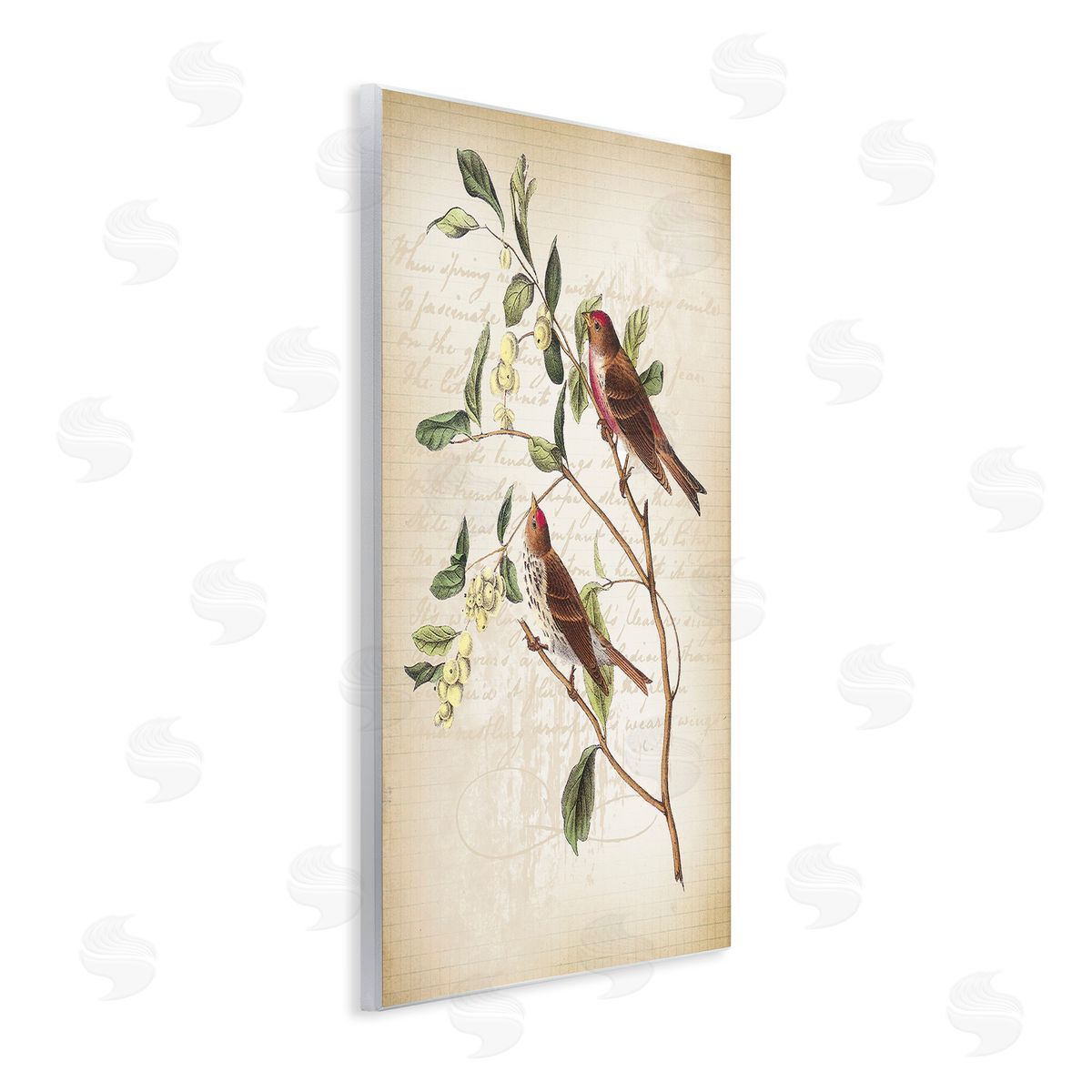 Lula Bijoux & co. Birds with Vintage Cursive