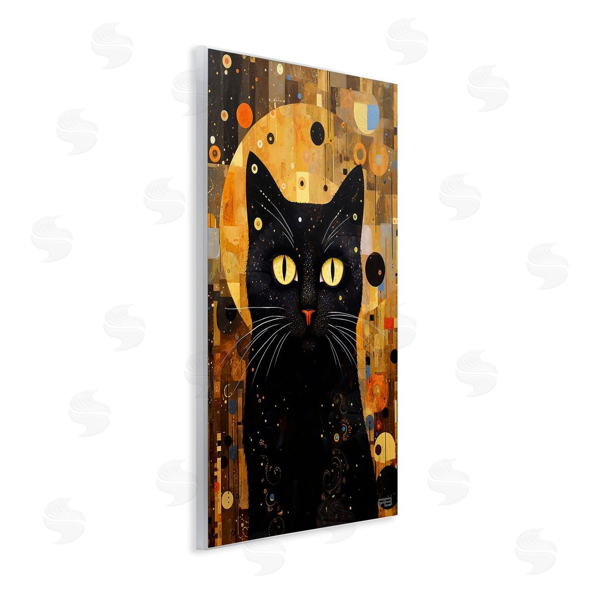 RB Black Cat with Modern Pattern