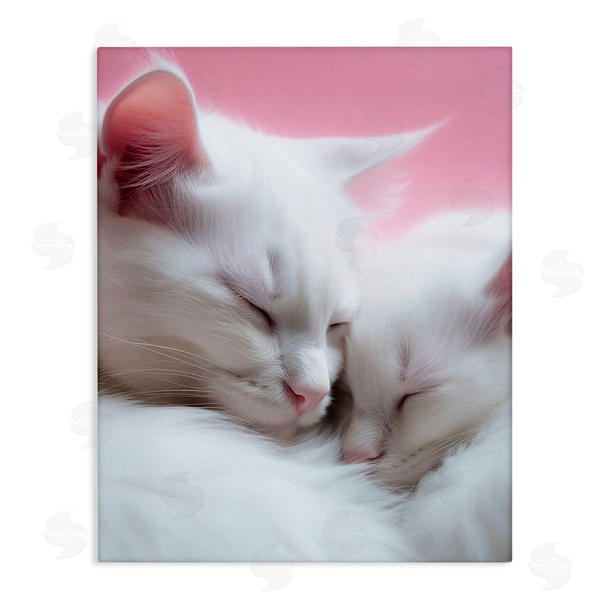 RB Sleeping Cats on Pink