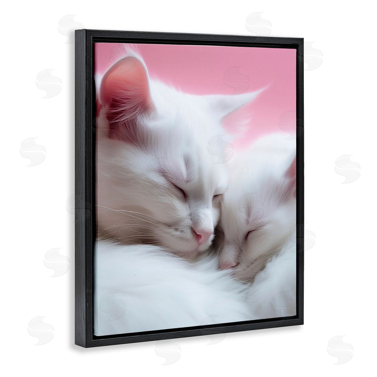 RB Sleeping Cats on Pink