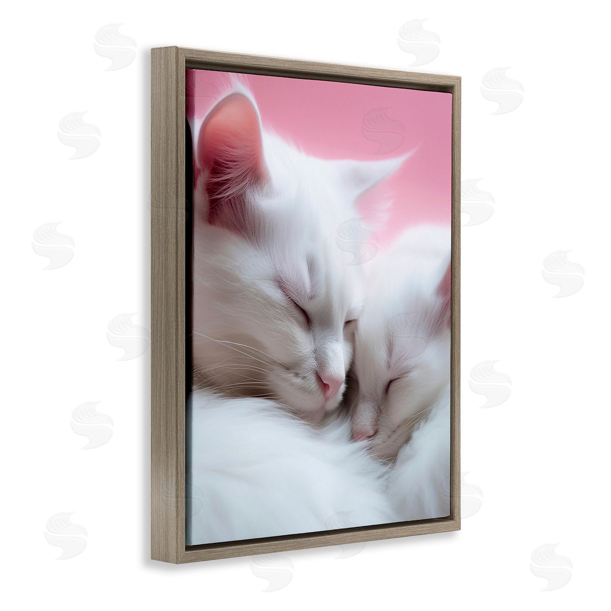 RB Sleeping Cats on Pink
