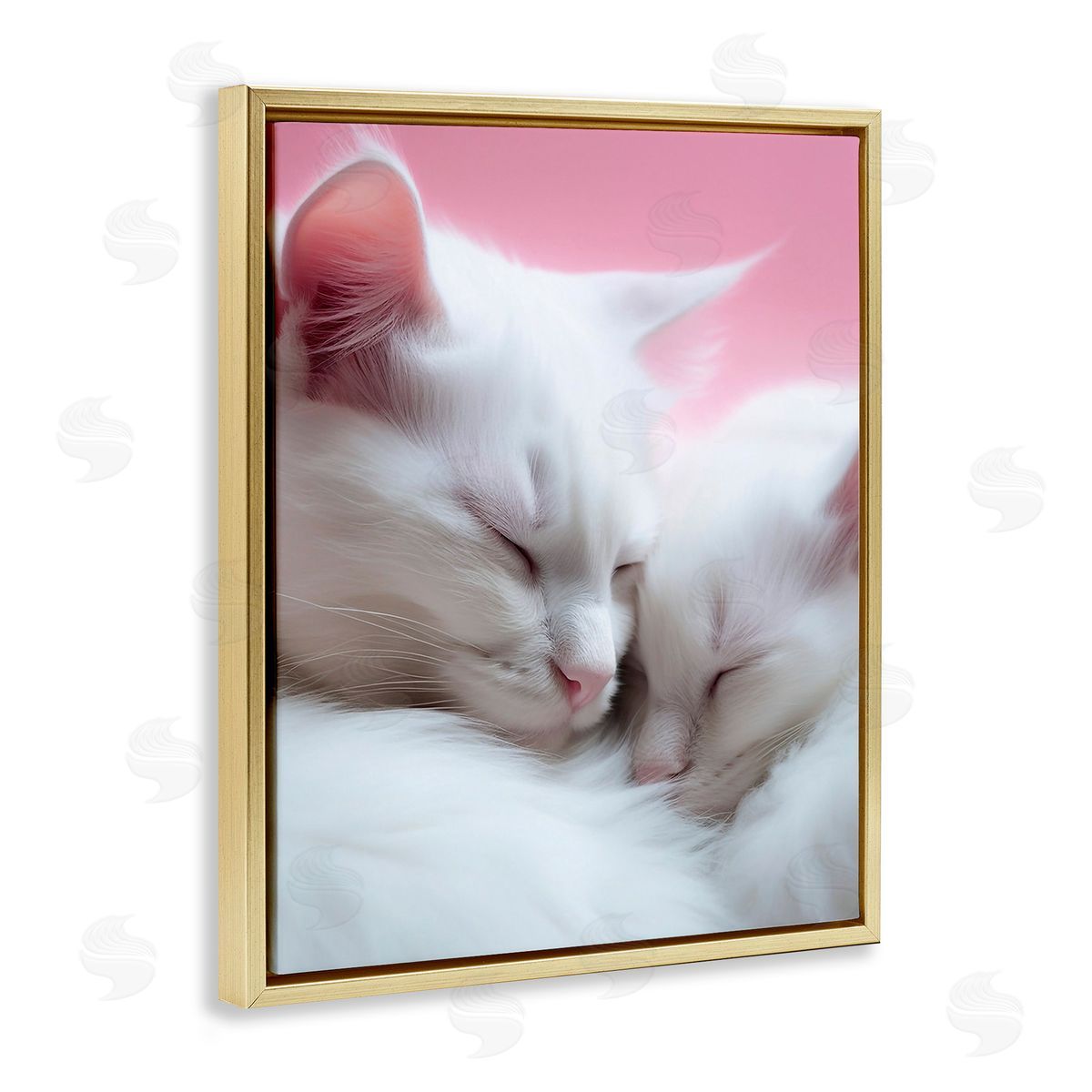 RB Sleeping Cats on Pink