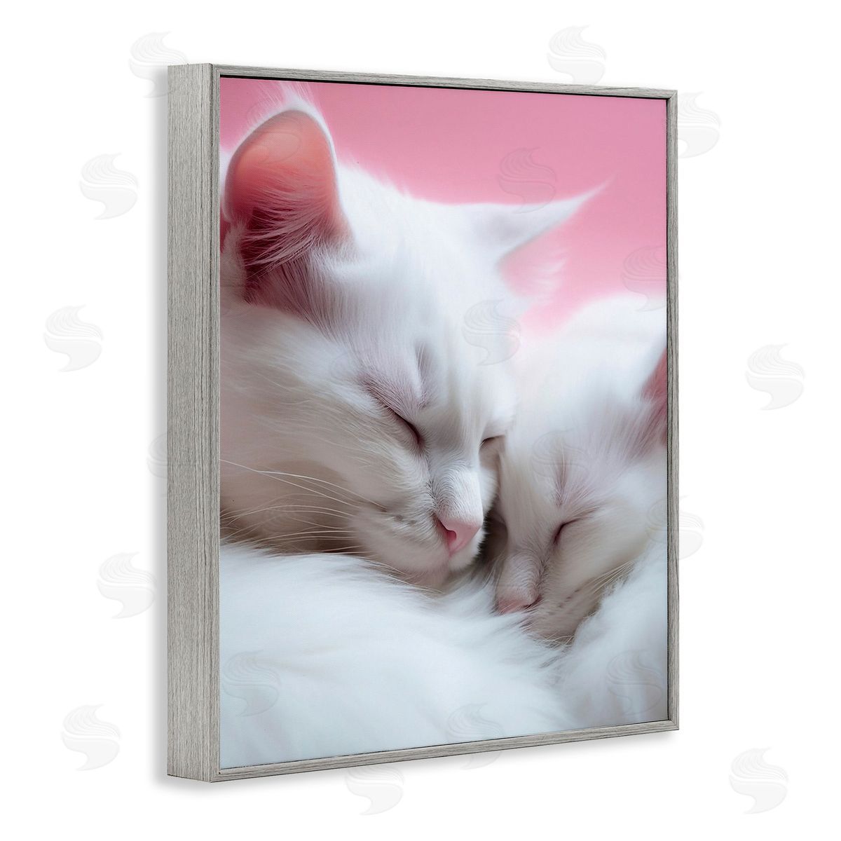 RB Sleeping Cats on Pink