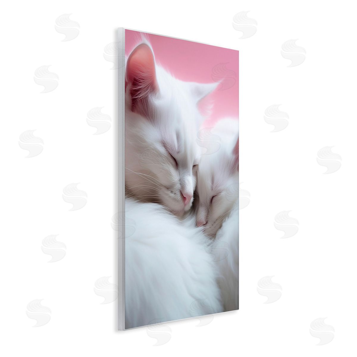 RB Sleeping Cats on Pink