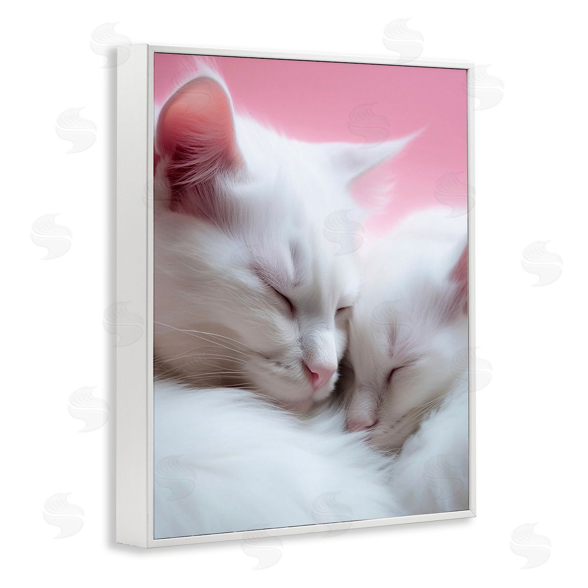 RB Sleeping Cats on Pink