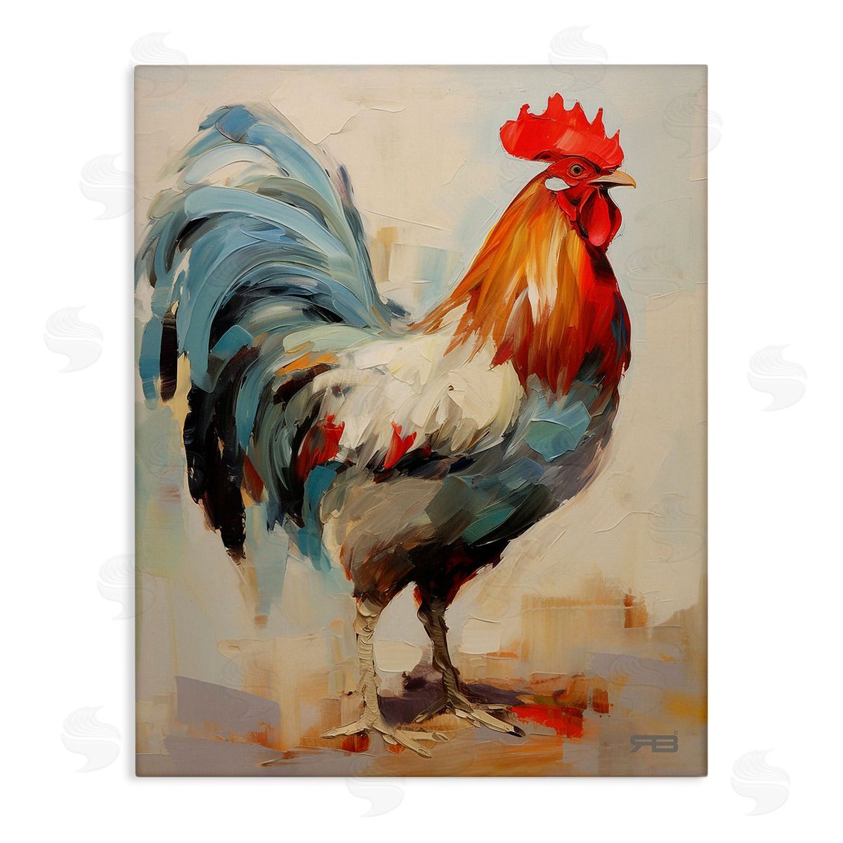 RB Abstract Farmhouse Hen