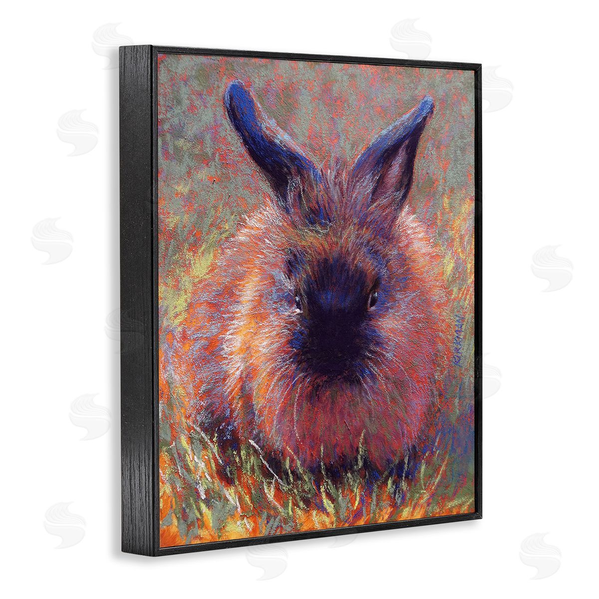 Rita Kirkman Abstract Stippled Rabbit