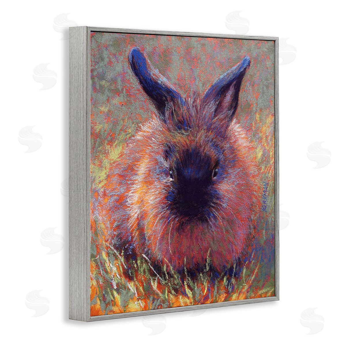 Rita Kirkman Abstract Stippled Rabbit