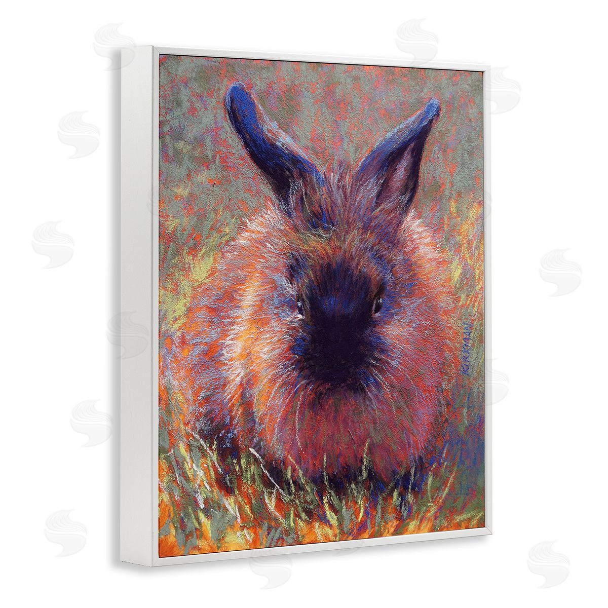 Rita Kirkman Abstract Stippled Rabbit